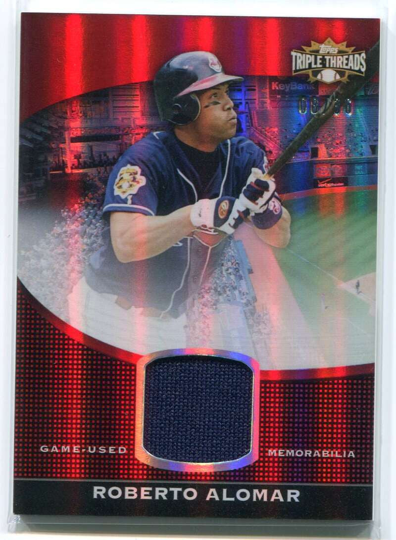 2011 Topps Triple Threads Unity Relics ttusr102 Roberto Alomar Jersey 8/36