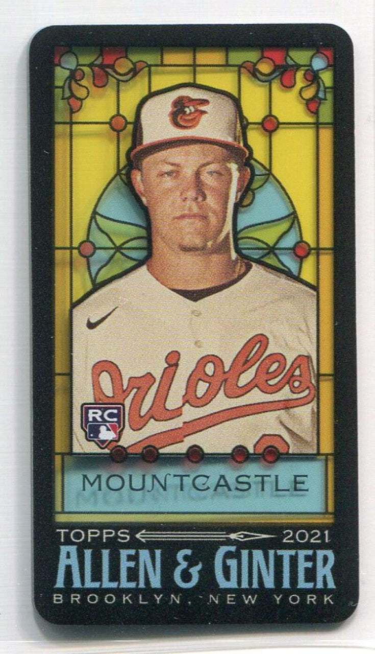 2021 Topps Allen &amp; Ginter Mini Stained Glass 395 Ryan Mountcastle EXT Rookie