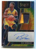 2021-22 Select Autographed Prizms Tie Dye 8 Roy Hibbert Patch Auto 14/25