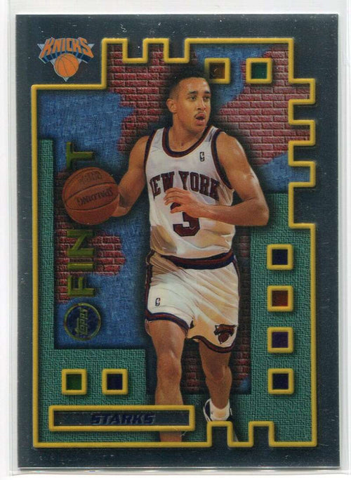 1995-96 Finest Mystery Borderless/Silver m38 John Starks