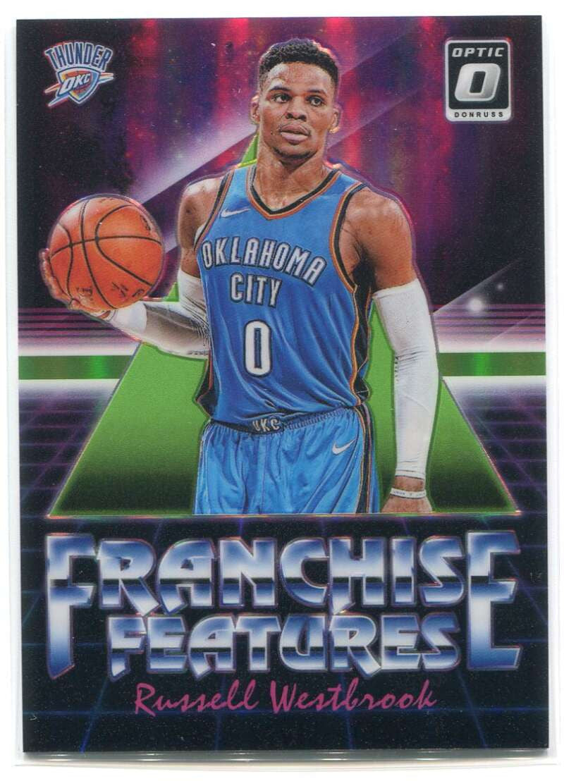 DELETE 119575 2018-19 Donruss Optic Franchise Features Lime Green 21 Russell Westbrook 107/149