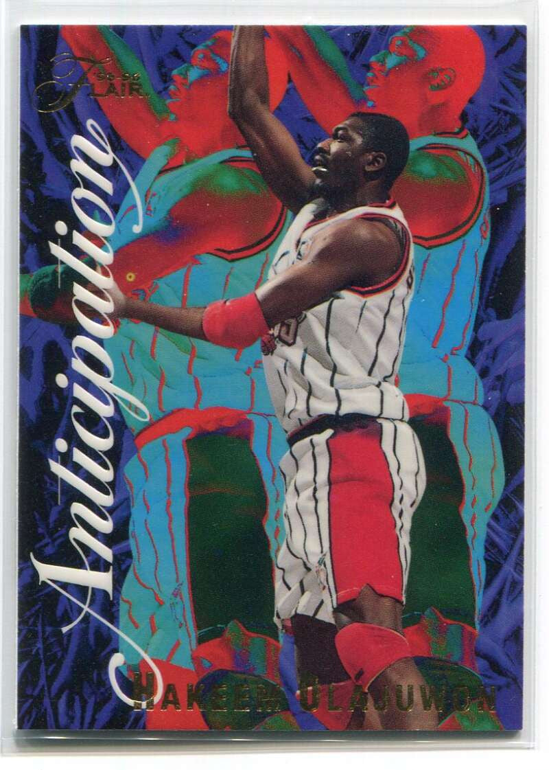 1995-96 Flair Anticipation 6 Hakeem Olajuwon
