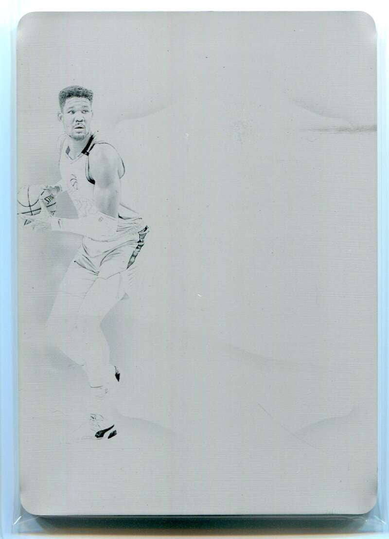 2019-20 Panini Flawless Patches Printing Plate Black 21 Deandre Ayton 1/1