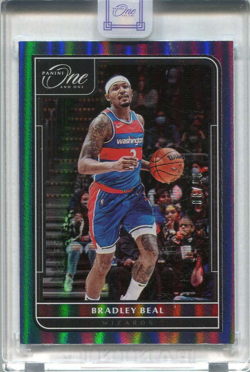 DELETE 119675 2021-22 Panini One &amp; One Blue 25 Bradley Beal 5/30