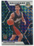 2019-20 Panini Mosaic Mosaic Genesis Refractor 293 John Stockon HOF Hall of Fame