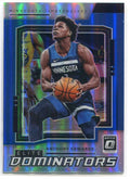 DELETE 119741 2021-22 Donruss Optic Elite Dominators Blue Refractor 20 Anthony Edwards 35/49