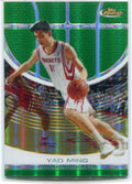 2005-06 Finest Green Refractor 21 Yao Ming 60/89