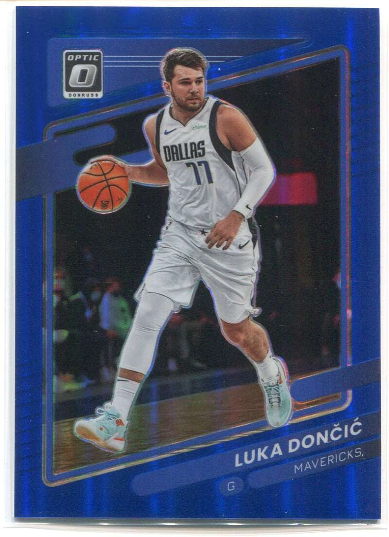 DELETE 119758 2021-22 Donruss Optic Blue Refractor 101 Luka Doncic 46/59
