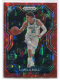DELETE 119868 2020-21 Panini Prizm Prizms Red Ice Refractor 278 LaMelo Ball Rookie