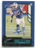 2020 Panini Playbook Rookies Signatures Black 130 Zack Moss Rookie Auto 4/5