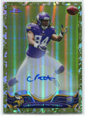 2013 Topps Chrome Camo Refractor 19 Cordarrelle Patterson Rookie Auto 20/99