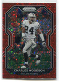 2020 Panini Prizm Prizms No Huddle Red Refractor 138 Charles Woodson 49/50