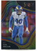 2021 Select Prizm Tie Dye Refractor 312 Von Miller 9/25 Field Level