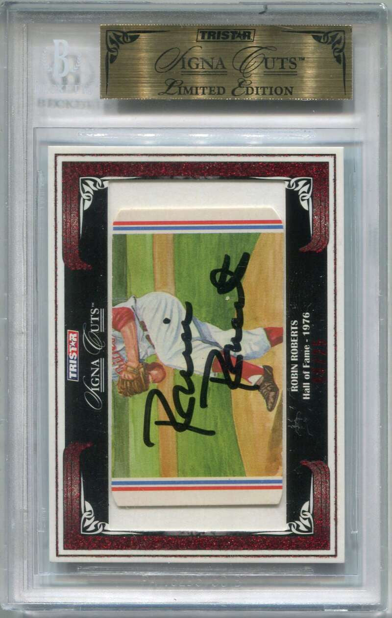 SOLD 120132 2008 TriStar Signa Cuts Robin Roberts Cut Auto 6/25