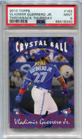 2019 Topps Throwback Thursday 183 Vladimir Guerrero 95 Crystal Ball Rookie PSA 9