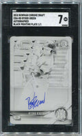 2018 Bowman Chrome Draft Printing Plate Black Ryder Green Rookie Auto 1/1