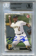 DELETE 120182 2016 Bowman Prospects bp85 Ke'Bryan Hayes Rookie Auto BAS Certified 00014523851