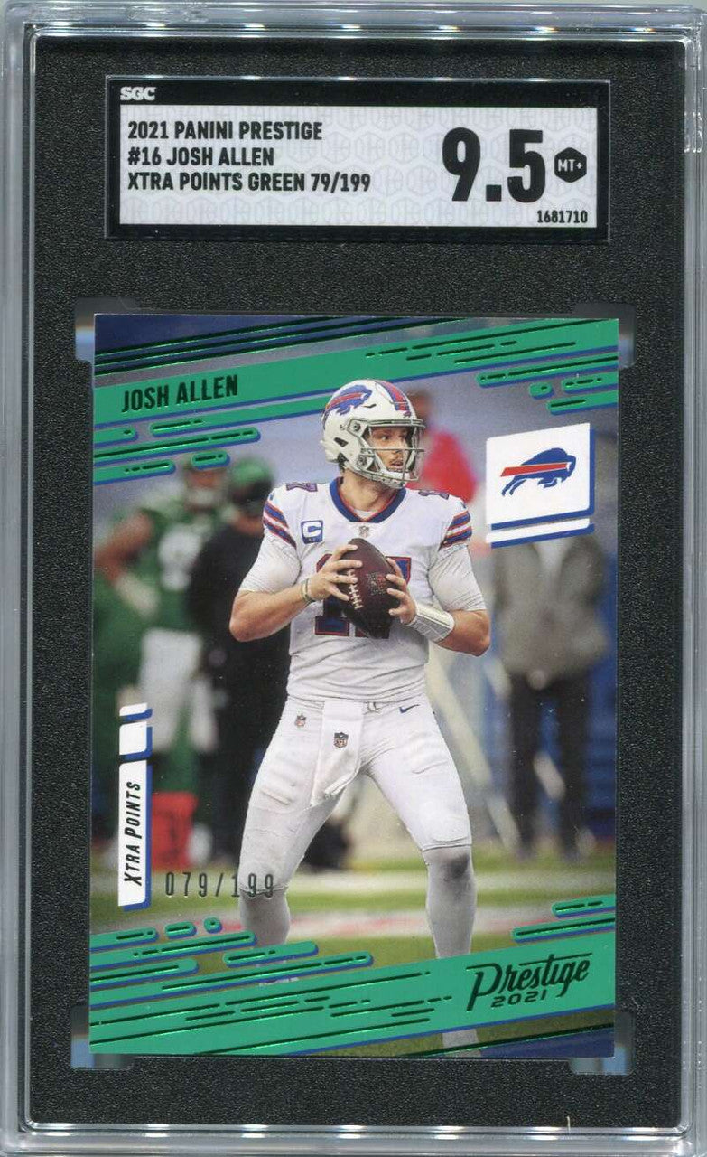 2021 Prestige Xtra Points Green 16 Josh Allen 79/199 SGC 9.5 MT+