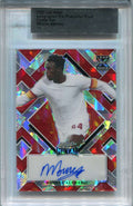 2022 Leaf Metal Pre-Production Proof Crystal Red Mbunya Alemanji Auto 1/1
