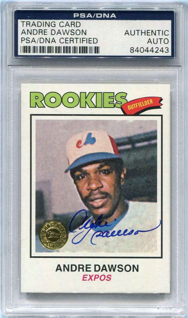 2003 Topps Shoebox 69 Andre Dawson Autograph Auto PSA/DNA Certified