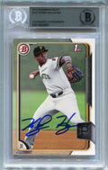 DELETE 120274 2015 Bowman Draft 137 Ke'Bryan Hayes RC Auto BAS Certified Autograph 0014523857