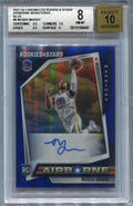 DELETE 120308 2021-22 Chronicles Rookies Stars Airborne Blue Moses Moody Rookie Auto 11/25 BGS