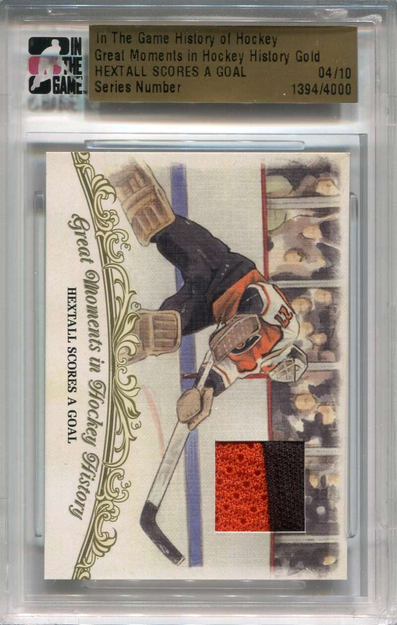 2012-13 ITG History Of Hockey Great Moments Gold Ron Hextall Jersey 4/10