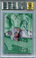 2007 SP Chirography Signature Numbers Emerald SNDM Dan Marino Auto 1/5 BGS 9 10