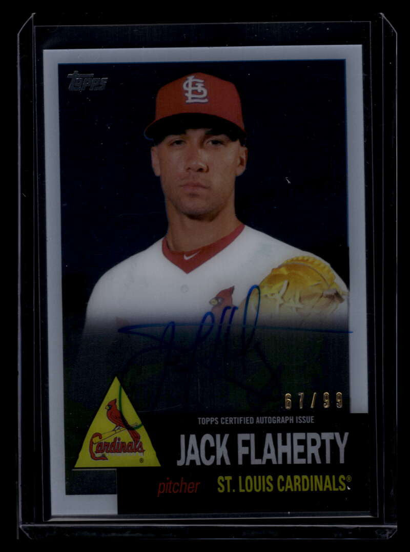 DELETE 120750 2020 Topps Clearly Authentic '53 Reimagining Autographs Jack Flaherty Auto 67/99