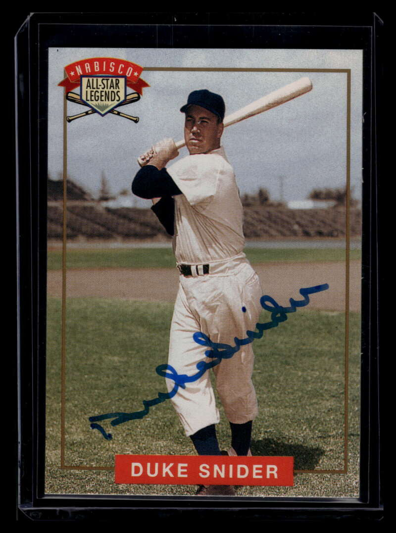 1994 Nabisco All-Star Autographs 4 Duke Snider Auto ID: 120758