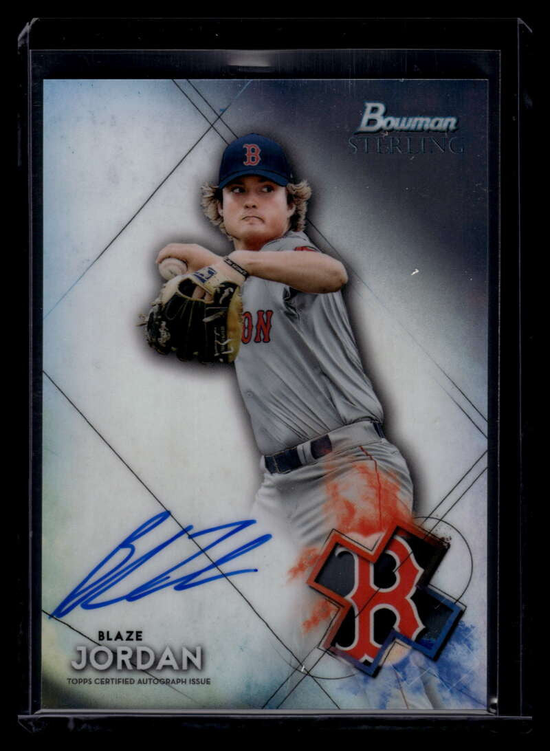 DELETE 120774 2021 Bowman Sterling Prospect Autographs BSPABJ Blaze Jordan Rookie Auto