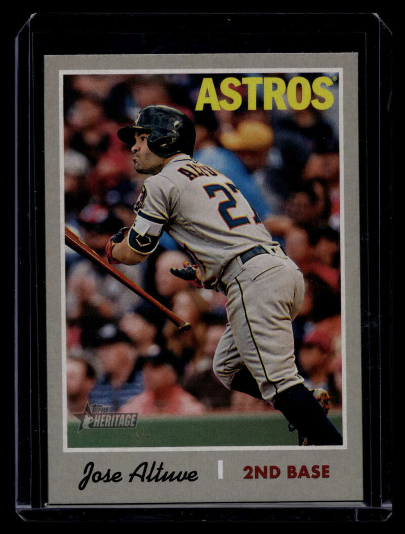 2019 Topps Heritage Action Variation 409 Jose Altuve