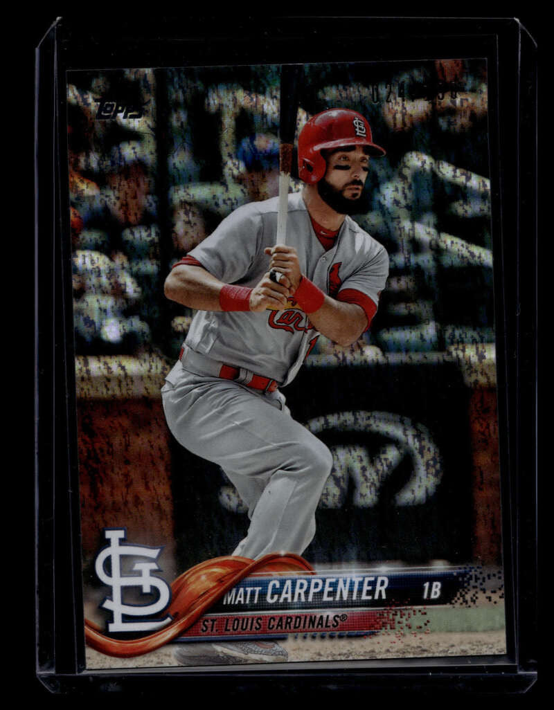 SOLD 120891 2018 Topps Factory Set Foilboard 652 Matt Carpenter 24/190