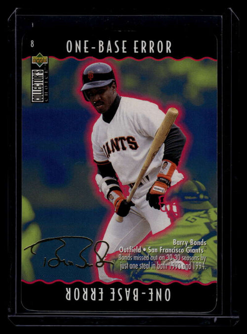 1996 Collector's Choice You Make the Play Gold Signature 8 Barry Bonds