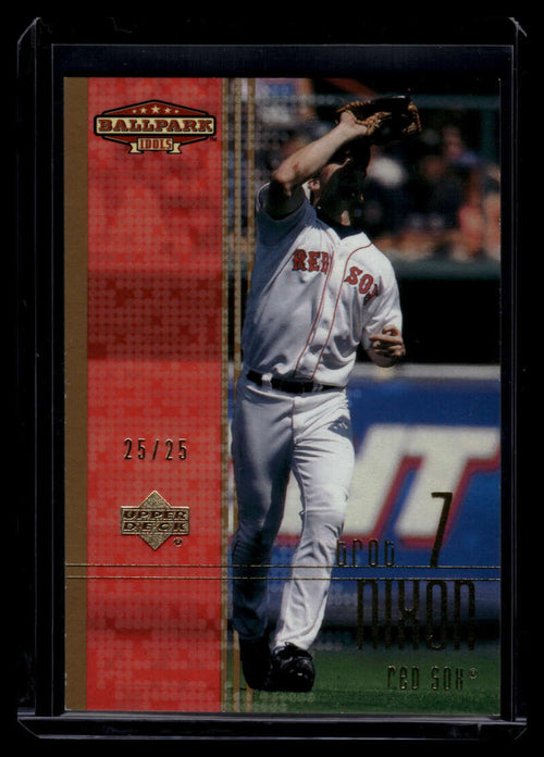 2002 Upper Deck Ballpark Idols Gold 58 Trot Nixon 25/25