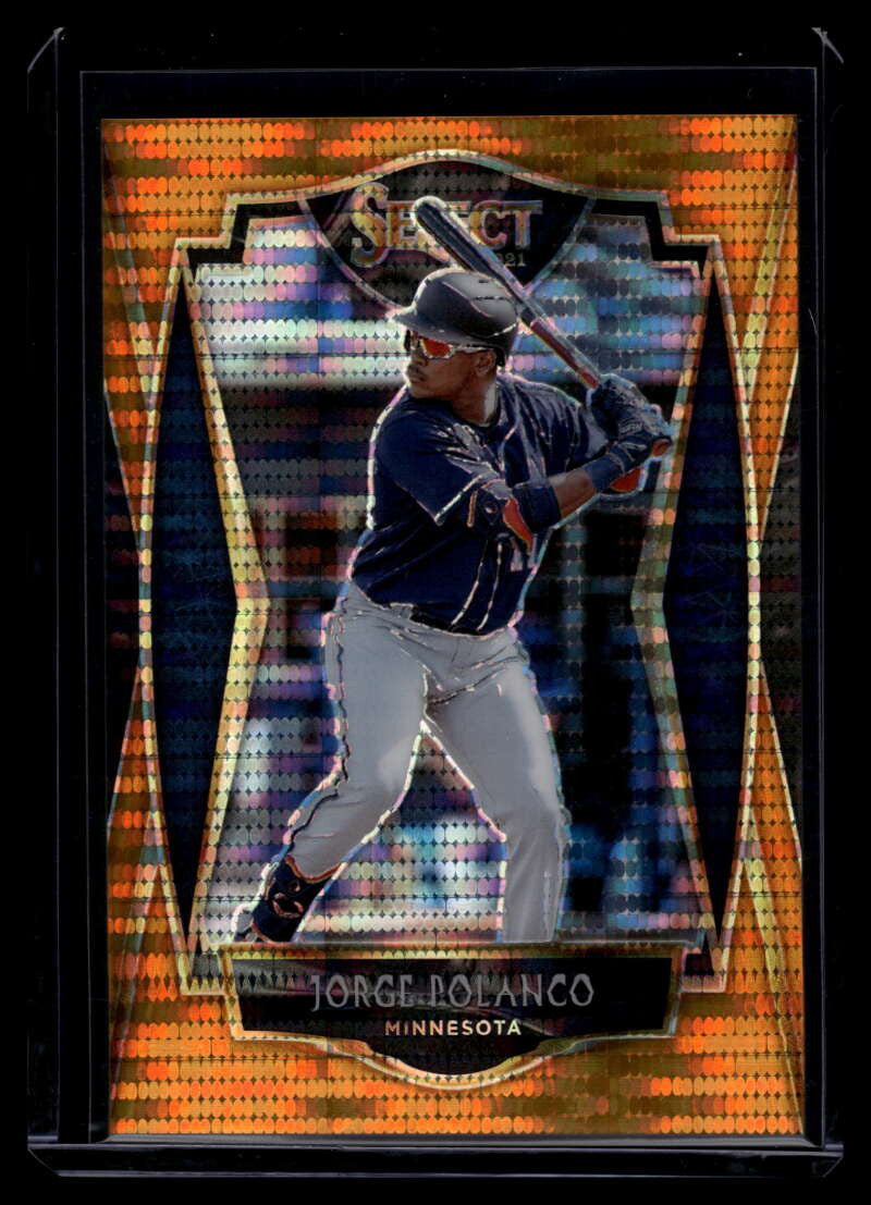 2021 Select Orange Pulsar Refractor 125 Jorge Polanco 5/18 Premier Level