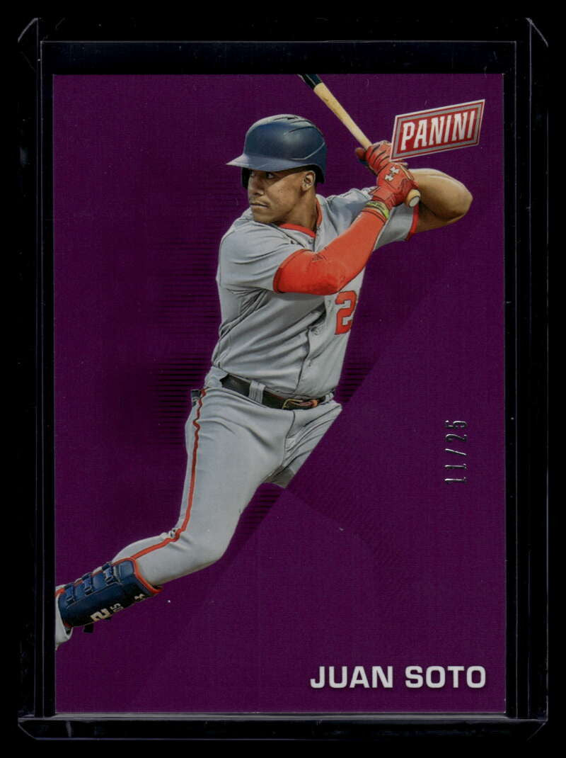2022 Panini Father's Day Purple 26 Juan Soto 11/25