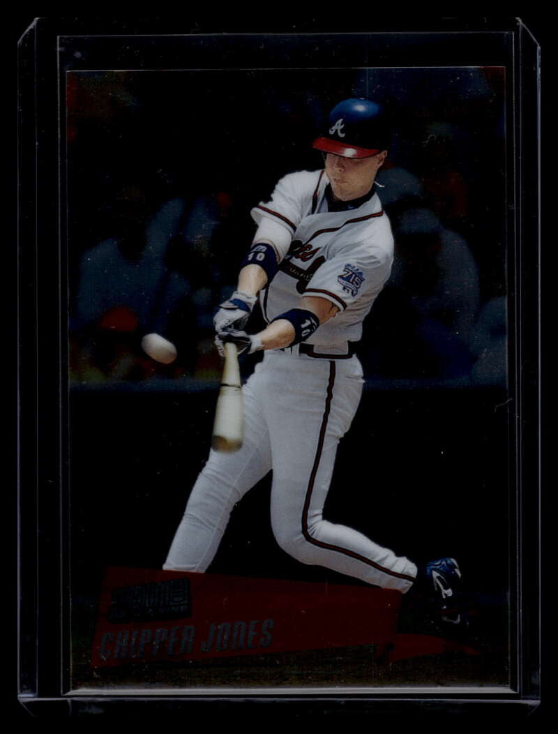 SOLD 121112 2000 Stadium Club One of a Kind 16 Chipper Jones 101/150
