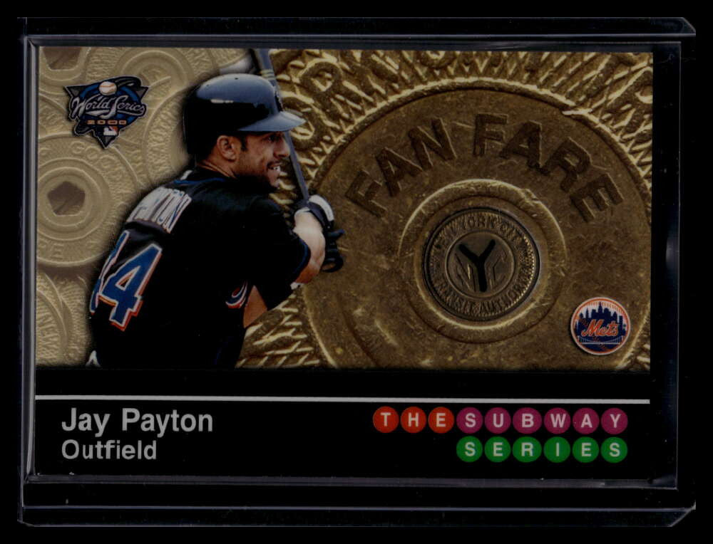 2000 Topps Subway Series FanFare Tokens ssr7 Jay Payton Subway Token