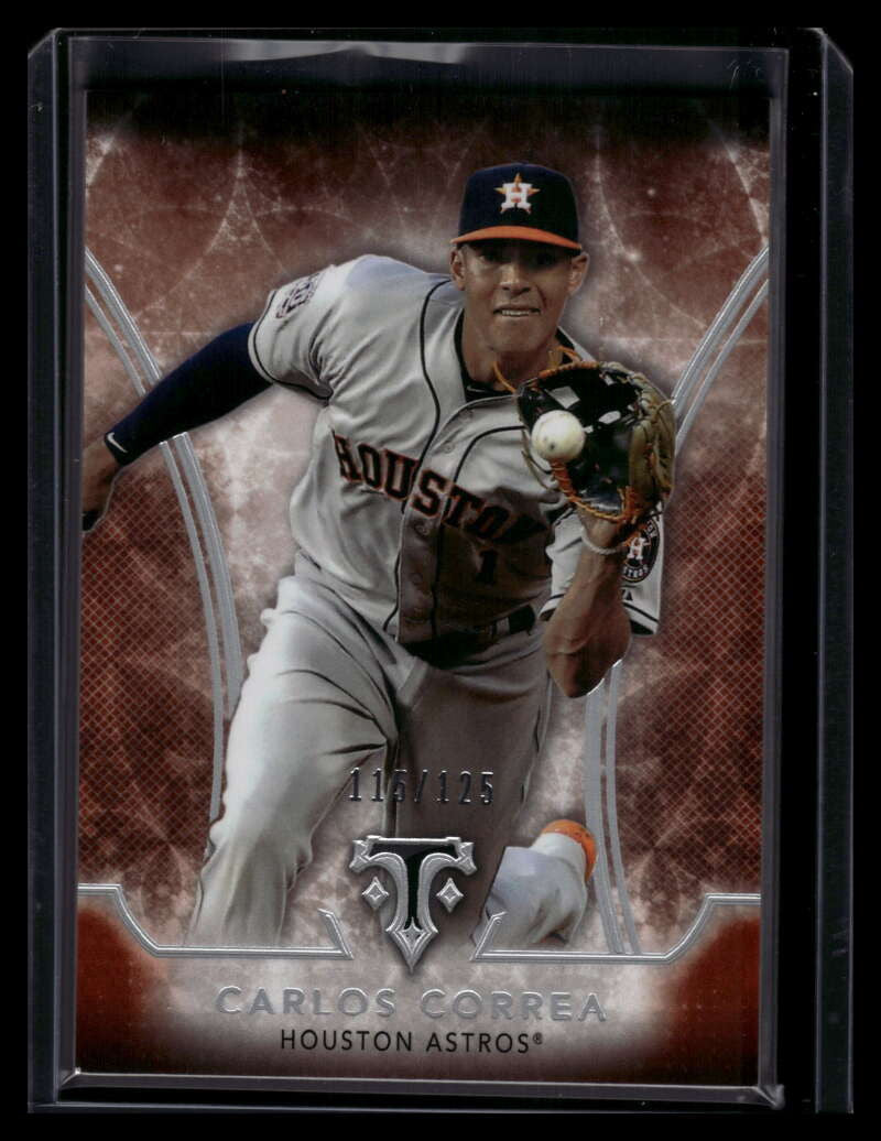 2015 Topps Triple Threads Amber 94 Carlos Correa Rookie 115/125