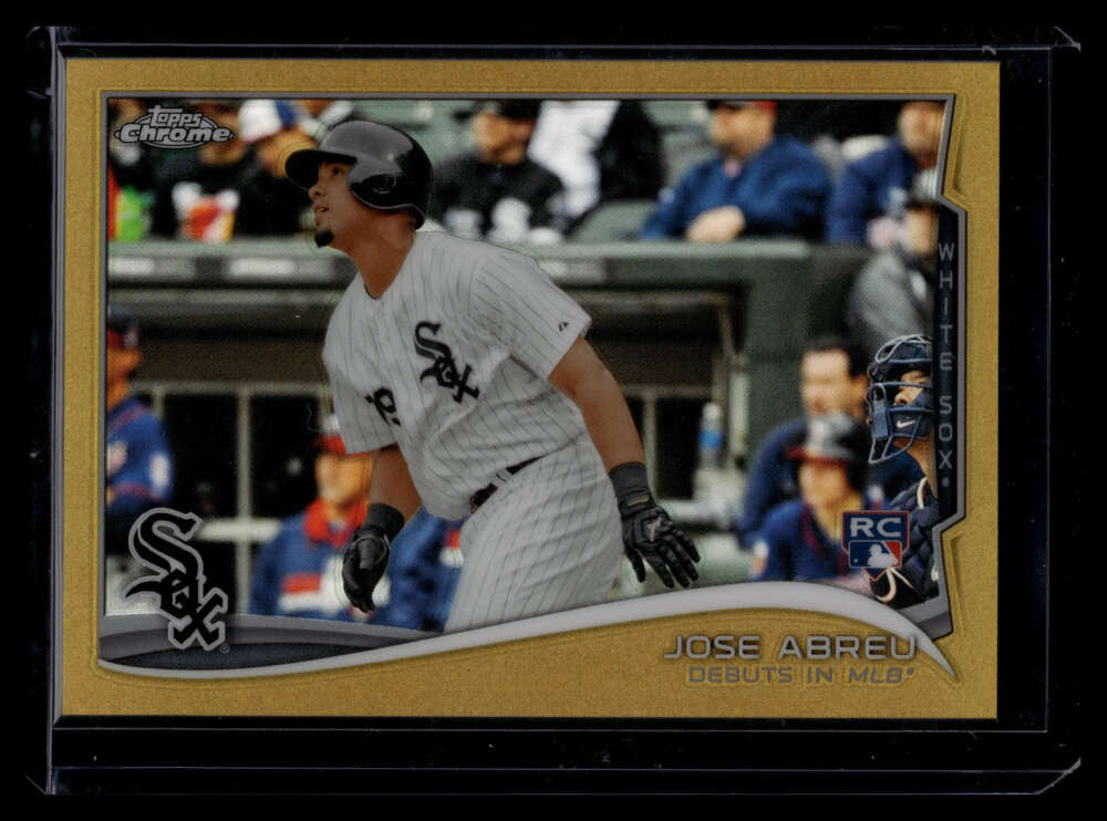2014 Topps Chrome Update Gold Refractor mb39 Jose Abreu Rookie 200/250