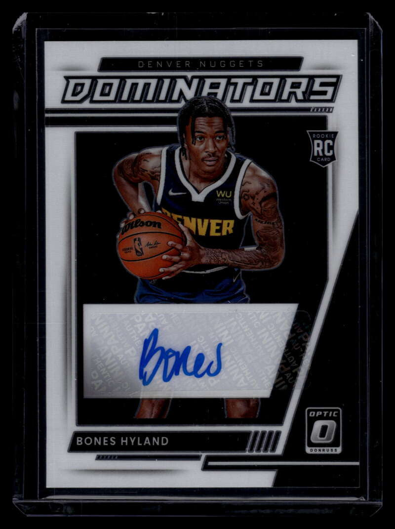 DELETE 121333 2021-22 Donruss Optic Dominators Signatures 17 Bones Hyland Rookie Auto 68/99