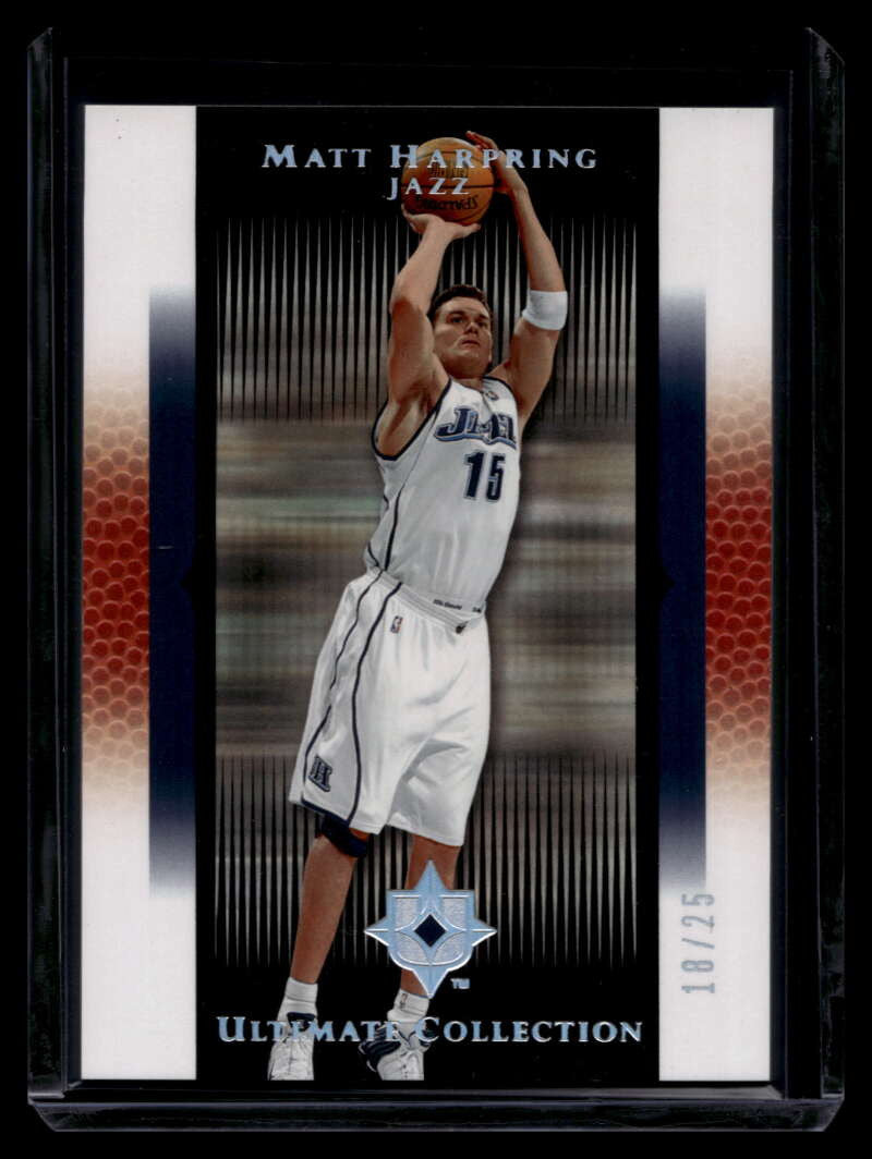 2005-06 Ultimate Collection Silver 124 Matt Harpring 18/25