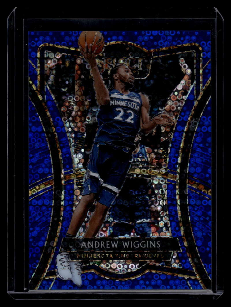 2019-20 Select Prizms Disco Blue Refractor 132 Andrew Wiggins 7/25
