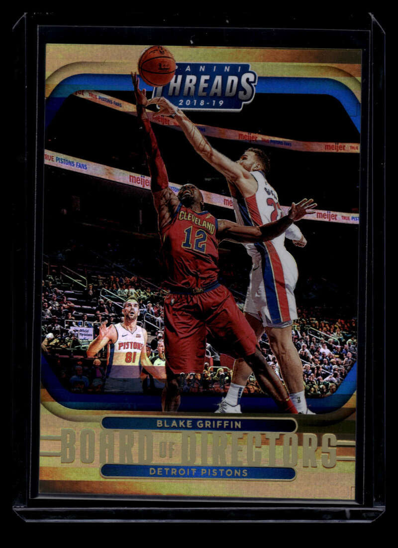 SOLD 121369 2018-19 Panini Threads Board of Directors Premium Gold 11 Blake Griffin 3/10