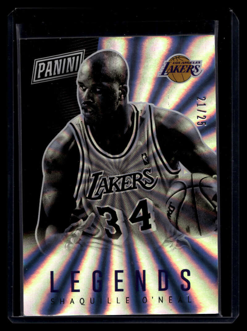 SOLD 121380 2017 Panini National Convention Rainbow Spokes Thick Shaquille O'Neal 21/25