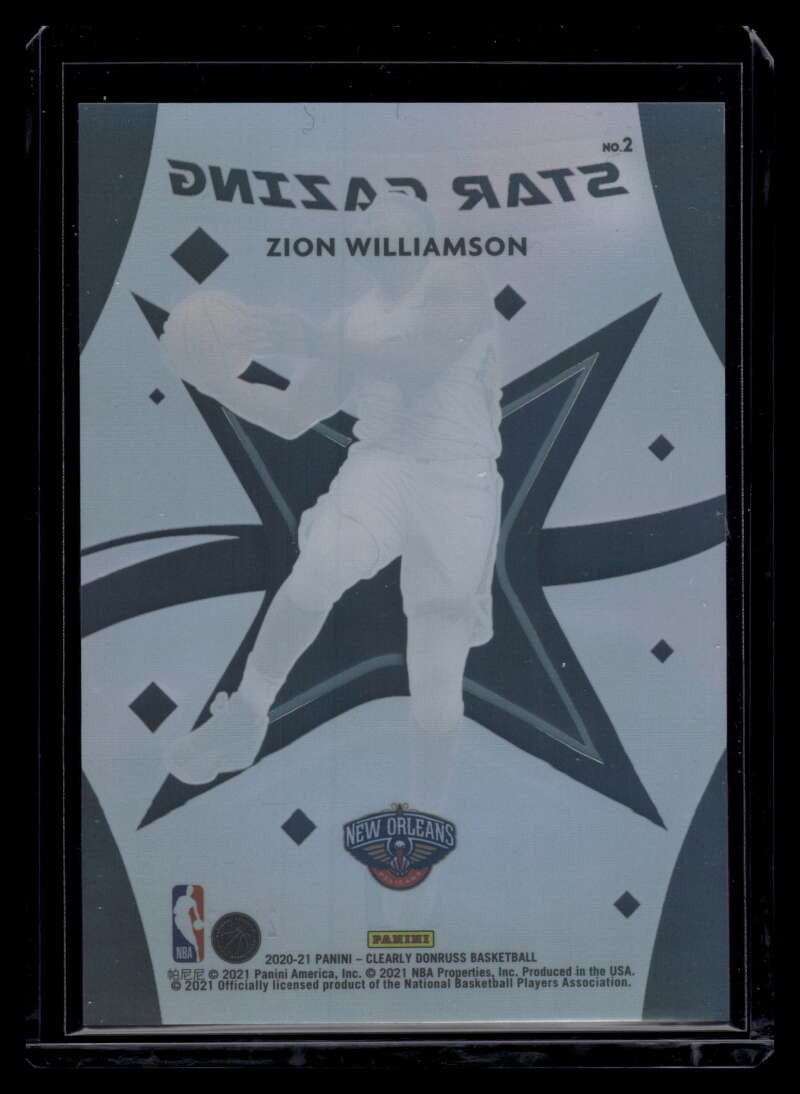 DELETE 121389 2020-21 Clearly Donruss Star Gazing Green 2 Zion Williamson 24/25