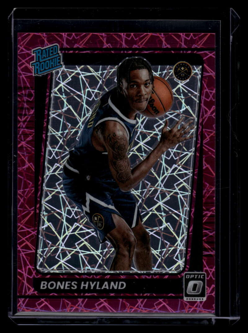 DELETE 121447 2021-22 Donruss Optic Pink Velocity 194 Bones Hyland RR Rated Rookie 30/79