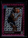DELETE 121447 2021-22 Donruss Optic Pink Velocity 194 Bones Hyland RR Rated Rookie 30/79