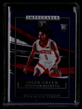 DELETE 121451 2021-22 Panini Impeccable Stainless Stars Purple 21 Jalen Green Rookie 16/75